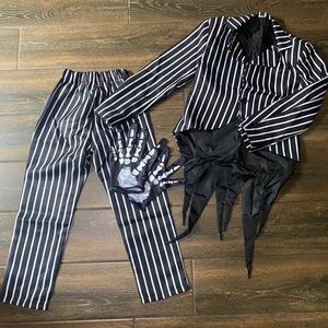 Kids Child Halloween Nightmare Before Christmas Jack Skellington Costume 🎃